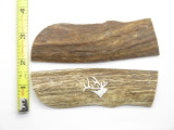 WBC 4.8 x 1.5 Elk Stag Antler Knife Making Handle Scale Grip Blank For Buck