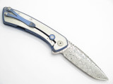 Buck 040 0040TTSLE Onset Damascus Titanium Framelock Folder Knife Limited Custom