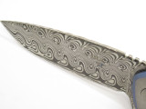 Buck 040 0040TTSLE Onset Damascus Titanium Framelock Folder Knife Limited Custom