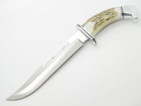 Buck 120 120EKSLC General Elk Stag Custom Limited Fixed Blade Hunting Knife