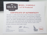 Buck 120 120EKSLC General Elk Stag Custom Limited Fixed Blade Hunting Knife