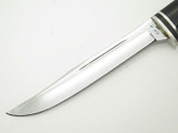 Vtg Case X 216-5 Fixed Blade Hunting Knife Black Phenolic & Sheath