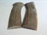 USA 6.7 x 2.2 ELK STAG ANTLER SCALE SLAB KNIFE MAKING HANDLE GRIP BLANK PAIR