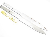 Schrade Fixed Blade Dagger Knife Blank and Blade Guard Making Part Lot of 2