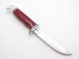 Buck 118 118BO5 Personal Red Cherry Handle Hunting Knife Custom Limited & Sheath