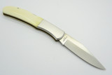 Vtg Kershaw Kai 4200 Seki Japan Karst Bear Scrimshaw Folding Pocket Knife