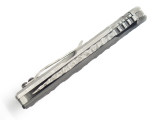 Jake Hoback Kwaiback Custom Stoneage Grn Titanium Framelock Folding Pocket Knife