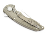 Jake Hoback A8 Slimline BRZ Custom Titanium Framelock Tanto Folding Pocket Knife
