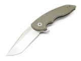 Jake Hoback A8 Slimline BRZ Custom Titanium Framelock Tanto Folding Pocket Knife