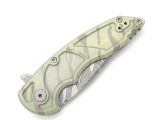 Jake Hoback A8 Slimline Tiger Stripe Custom Framelock Tanto Folding Pocket Knife
