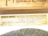 Jake Hoback A8 Slimline Tiger Stripe Custom Framelock Tanto Folding Pocket Knife