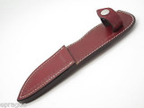 Vtg '80s Buck Custom Shop 4.25" Blade Leather Skinner Fixed Hunting Knife Sheath