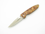 Mcusta Seki Japan MC-0016 Basic Burlwood & VG-10 Linerlock Folding Pocket Knife