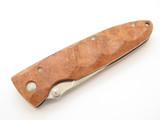 Mcusta Seki Japan Basic MC-0026 Burlwood & VG-10 Linerlock Folding Pocket Knife