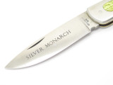 Vtg 1970s C.I. Compass A Imai Seki Japan Stainless Folding Hunter Lockback Knife