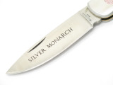 Vtg 1970s C.I. Compass E Imai Seki Japan Stainless Folding Hunter Lockback Knife