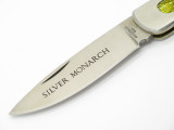 Vtg 1970s C.I. Compass F Imai Seki Japan Stainless Folding Hunter Lockback Knife