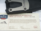 Buck 017 0017CFSLE Thorn Damascus Carbon Fiber Custom Limited Fixed Blade Knife