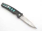 Mcusta Seki Japan Katana MC-41C Black Tanto VG-10 San Mai Folding Pocket Knife