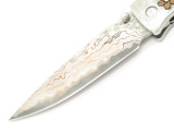 Mcusta Seki Custom Blade Show 2018 Damascus Cherry Blossom Folding Pocket Knife