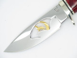 Buck 192BO15 192 Vanguard Gold Wolf Custom Limited Buildout Hunting Knife
