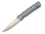 Mcusta Seki Japan 8PG2 Rainbow Damascus Limited Blade Show 2018 Folding Knife