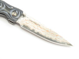Mcusta Seki Japan 8PG2 Rainbow Damascus Limited Blade Show 2018 Folding Knife