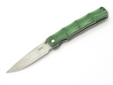 Mcusta MC-203G Seki Japan Green Bamboo SPG2 Linerlock Folding Pocket Knife