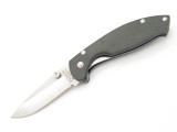 Vtg Magnum Seki Japan Black G10 Stainless Small Folding Linerlock Pocket Knife