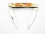 Vtg Parker Rancher Seki Japan Stag Moose Trapper Folding Pocket Knife