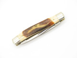 Vtg Parker Rancher Seki Japan Stag Moose Trapper Folding Pocket Knife