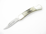 Vtg C.I. 572 Silver Stag Seki Japan 440 Small Stag Folding Lockback Pocket Knife
