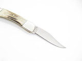 Vtg C.I. 572 Silver Stag Seki Japan 440 Small Stag Folding Lockback Pocket Knife