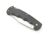 Vtg Parker Imai K-552 Seki Japan Black Lockback Folding Hunter Knife