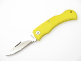 Vtg Aristocrat Trophy Seki Japan Yellow Light Lockback Folding Pocket Knife