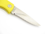 Vtg Aristocrat Trophy Seki Japan Yellow Light Lockback Folding Pocket Knife