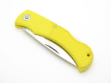 Vtg Aristocrat Trophy Seki Japan Yellow Light Lockback Folding Pocket Knife