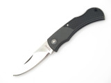 Vtg Aristocrat Trophy Seki Japan Lightweight Black Lockback Folding Pocket Knife