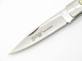 Vtg Herbertz Messer German Rostfrei Folding Lockback Pocket Knife Bear Scrimshaw