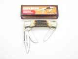 Vtg Gutmann Explorer 11-389 Seki Japan Squire Stockman Stag Folding Pocket Knife