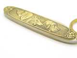 Vintage Parker Outdoors World Seki Japan Dog Keychain Gentleman Folding Pocket Knife