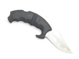 Vtg ANT-4 Black Devil 1 Seki Japan Large AUS-8 Folding Hunter Lockback Knife