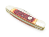Vtg Camillus USA 2006 Blade Show Synthetic Stag Canoe Folding Pocket Knife
