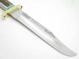 Custom Leroy Remer Buck 903 Limited Harley Davidson Elk Stag Fixed Bowie Knife
