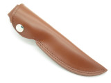 Vtg NOS Kershaw Kai Japan 1017 Brown Leather Fixed Blade Hunting Knife Sheath