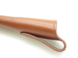 Vtg NOS Kershaw Kai Japan 1017 Brown Leather Fixed Blade Hunting Knife Sheath