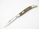 Buck 388 Toothpick Burlwood Handle Large Folding Pocket Knife