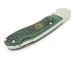 Remington 200th Anniversary Green Folding Hunter Lockback Pocket Knife