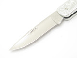 Vtg Buck USA 513 503 Classic III Aluminum Engraved Folding Pocket Lockback Knife
