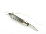 Vtg Mamoru Katoh Seki Japan Miniature Keychain Mini M Pearl Folding Pocket Knife
